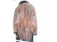 LADIES BROWN SOFT LEATHER AND SUIDE COAT.- worn but....