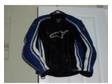 alpinestar leathers. blue and white set of mens....